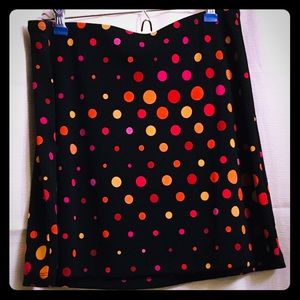 Cute & Sexy Express Black Polka-Dot Mini Skirt